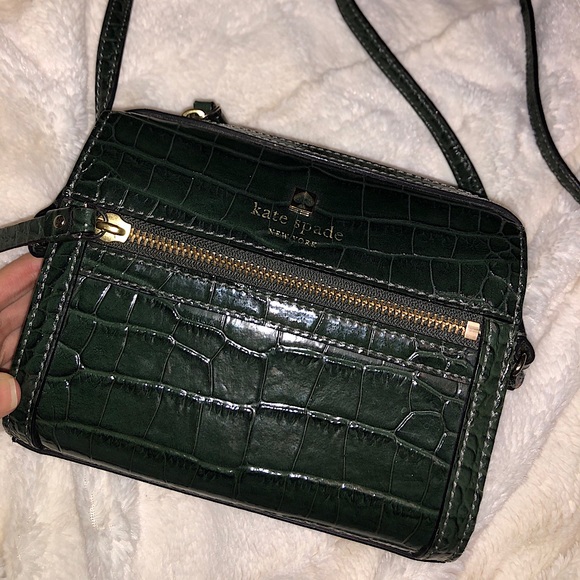 KATE SPADE Crocodile Leather Crossbody Bag - Picture 1 of 4